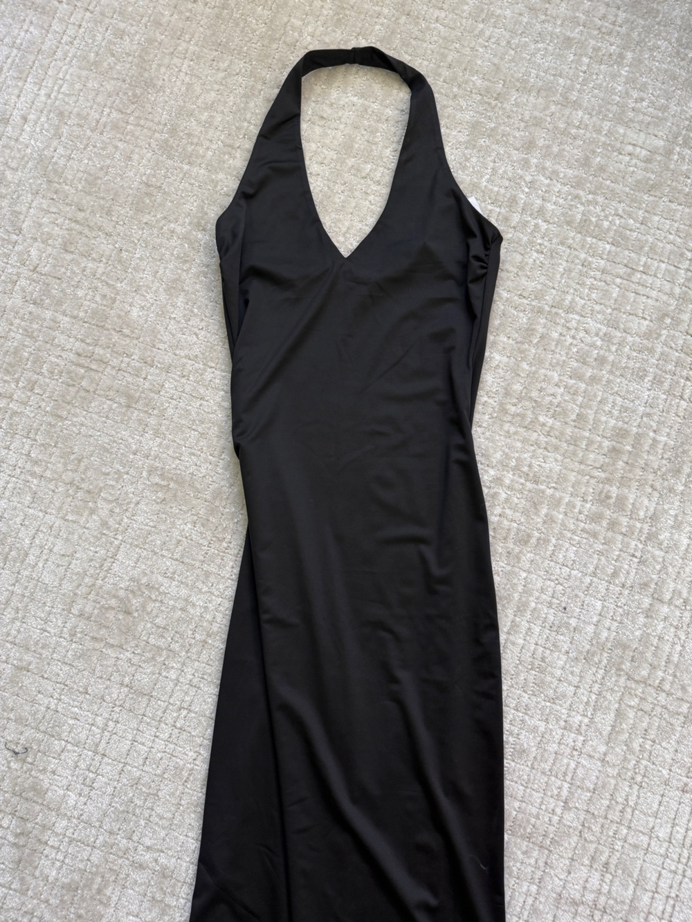 Princess Polly Black Halter Maxi Dress